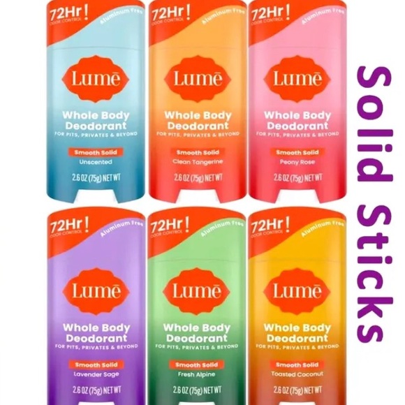 Lume Deodorant Bath & Body Lume Cream Deodorant Tube Solid Stick